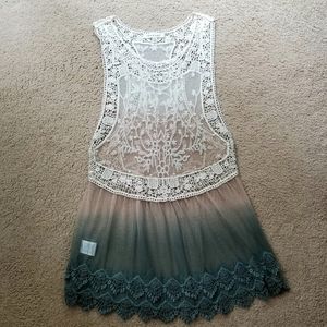 NWOT Ellie & Kate Crochet Ombre Racerback …